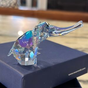 Swarovski crystal elephant